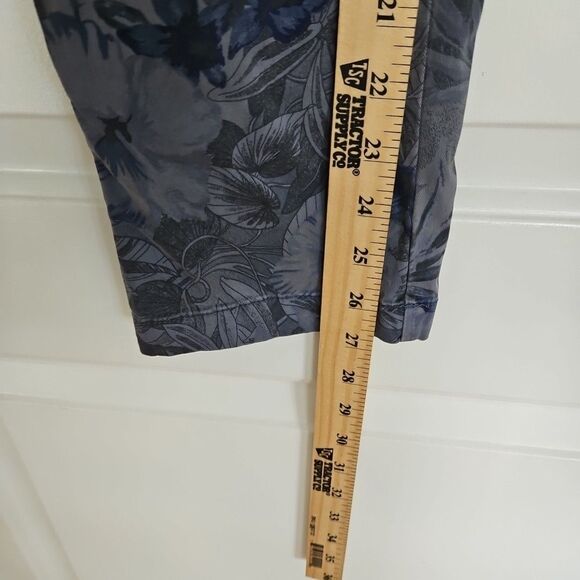 Gap Pants Girlfriend Chinos Womens Printed Floral Blue Gray Stretch Sz.4 - Picture 6 of 9